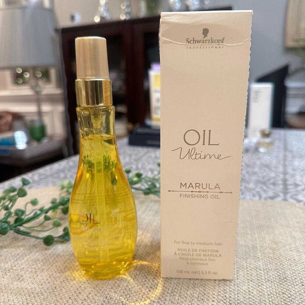 Schwarzkopf OIL ULTIME Marula Finishing Oil fine -medium hair 3.3 fl oz/100mLNEW